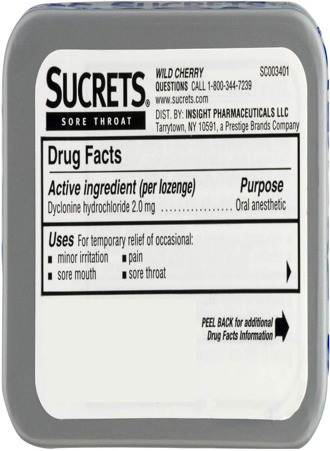 Sucrets Sore Throat & Cough Vapor Cherry 18 Each - Image 5